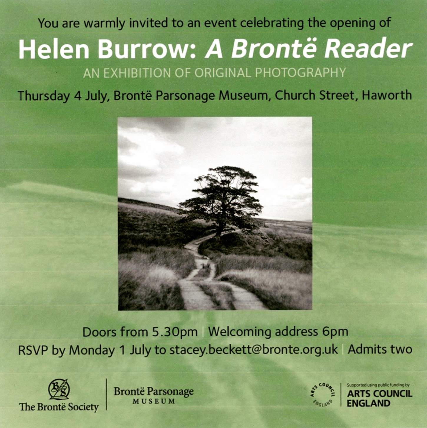 Bronte Parsonage Invitation